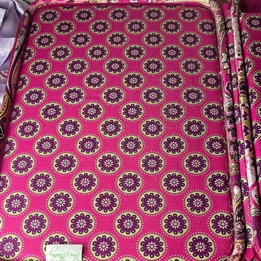 Vera Bradley Laptop Computer Bag Vibrant Paisley NWT Pattern Vera Bradley